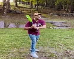 The singer loves to play baseball in his free time.